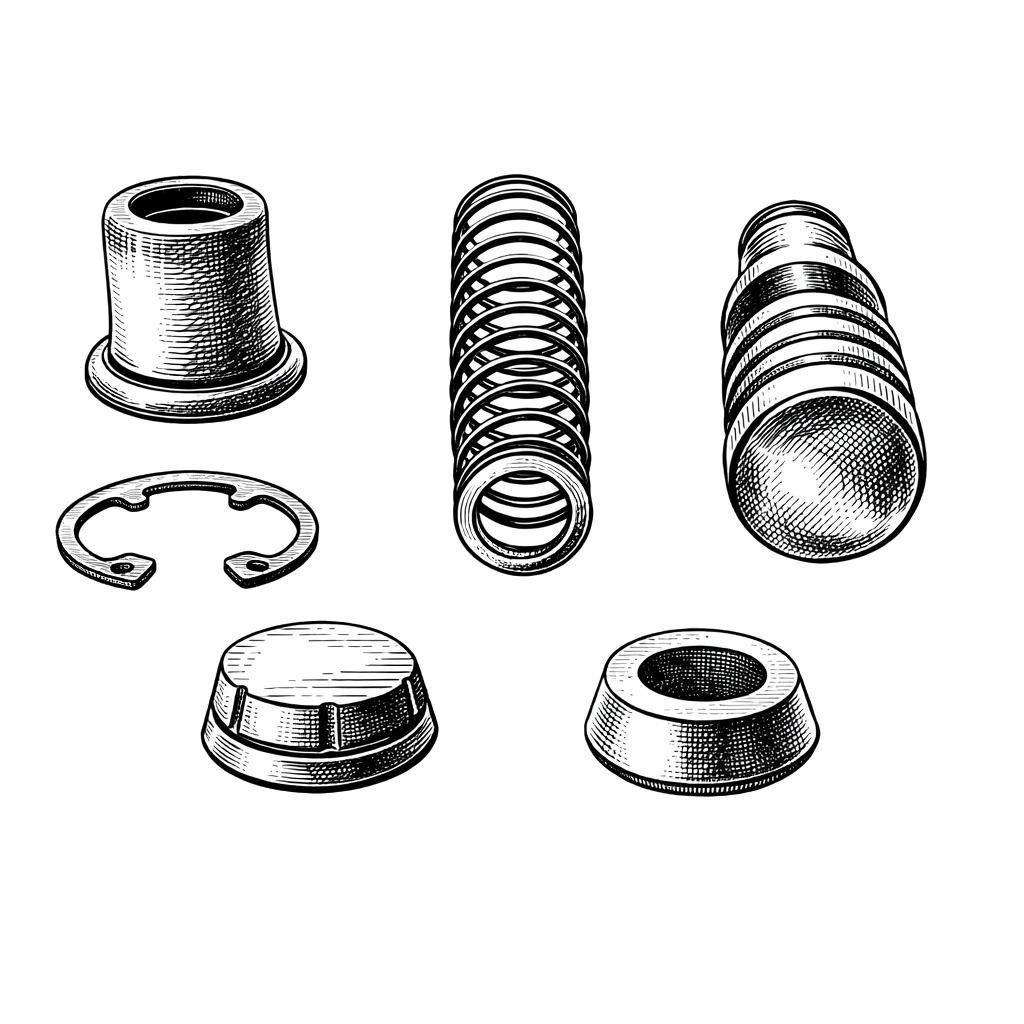 Kit di Revisione Pompa Freno Anteriore - Originale